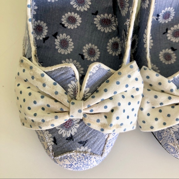 Anthropologie Dolce Mojo Moxy Floral Denim Pumps - Picture 7 of 8